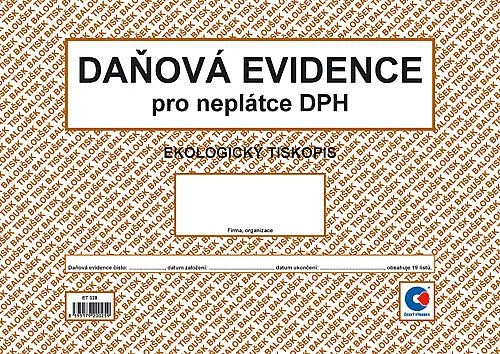 Baloušek - Daňová evidence, ET328, A4, pro neplátce Cenová Bomba