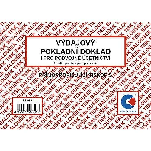 Omezená Nabídka Baloušek - Výdajový p.d. podvojné účetnictví, PT050, NCR
