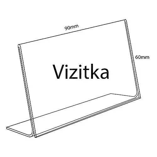Dokud Zásoby Vydrží Cenovka "L", na vizitku 90 x 60 mm