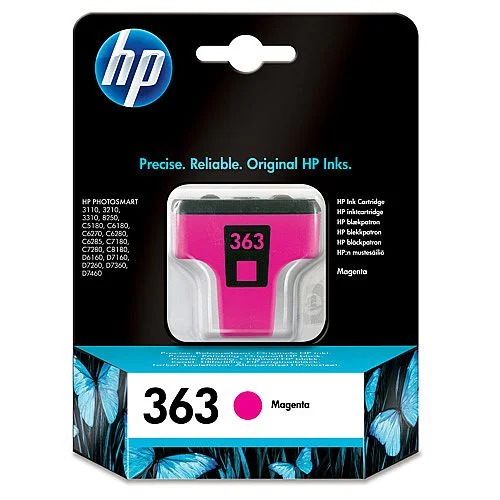 Cartridge HP No.363, C8772ee, purpurová Ověřený