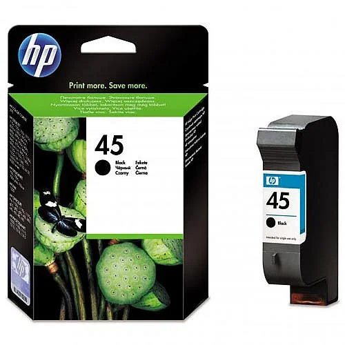 Cartridge HP No.45, 51645ae, černá Značkový