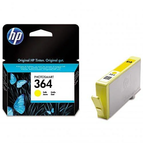 Autentický Cartridge HP No.364, CB320ee, žlutá, 300 str.