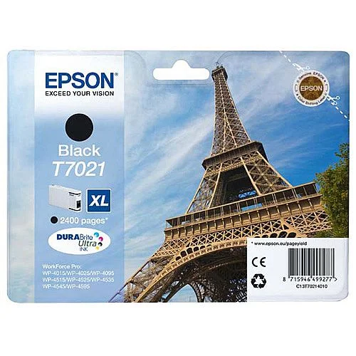 Nová Kolekce Cartridge Epson T7021XL, černá