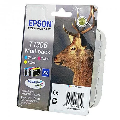 Cartridge Epson Stylus BX625, sada CMY HC Zlevněný