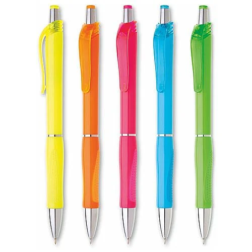Kuličkové pero Flori neon color, mix barev Dokud Zásoby Vydrží