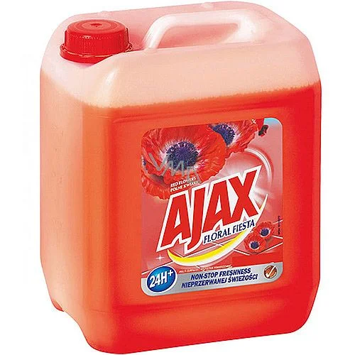 Horká Nabídka Ajax na podlahy, červený, 5 l