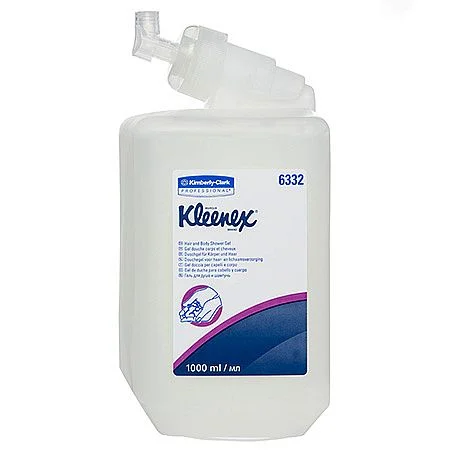 Vlasový a sprchový gel Kleenex, 6 x 1 l Značkový