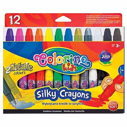 Voskovky Colorino Silky, 12 barev Ihned K Objednání