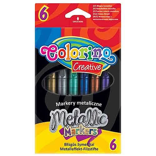 Pouze Dnes Colorino popisovače metalické, 6 barev