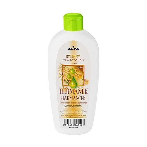 Víkendová Akce Šampon LUNA (ALPA) bylinný, heřmánkový, 430 ml
