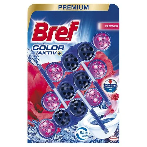 Bref Blue Aktiv 3 x 50 g - závěs, Fresh Flowers Nová Kolekce