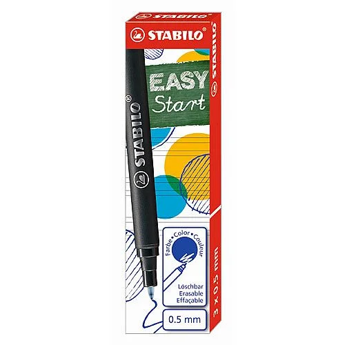 Bezpečná Platba Roller STABILO EASYoriginal, náhradní náplň, modrá, 3 kusy