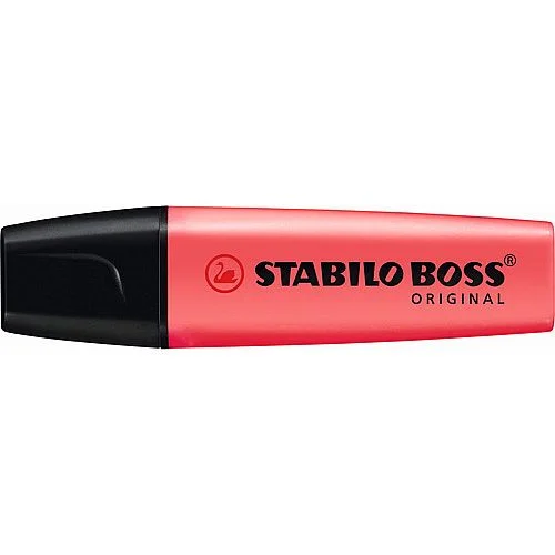 Zvýrazňovač STABILO BOSS ORIGINAL, červená Autentický