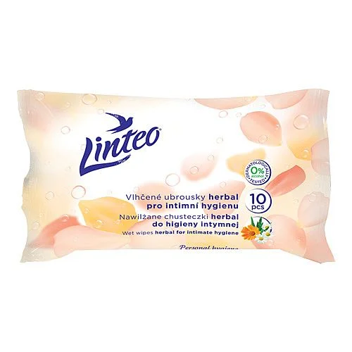Expresní Doručení Vlhčené ubrousky Linteo, intimní, 10 ks