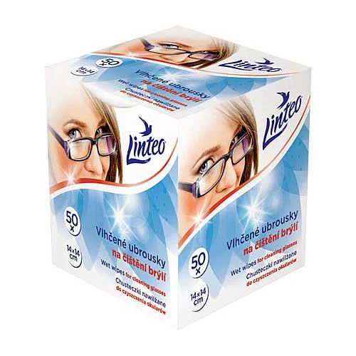 Vlhčené ubrousky Linteo na brýle, 50 ks Horká Nabídka