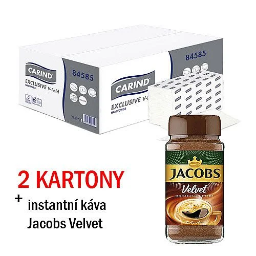 Akce Z-Z, 2 vrstvy, 2x karton + káva Jacobs Velvet 100 g Sleva