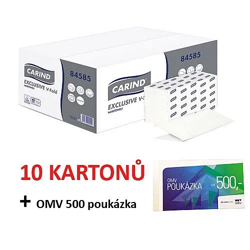 Akce Z-Z, 2 vrstvy, 10x karton + OMV 500 poukaz Akční Nabídka