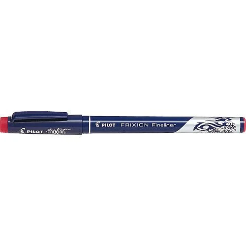 Liner Pilot FriXion Fineliner L, červená Oblíbený