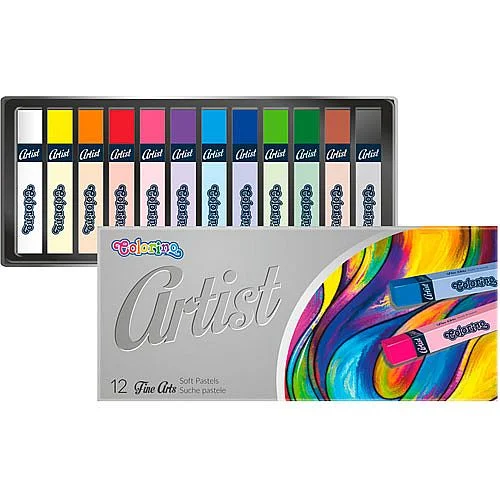 Přímo Od Výrobce Artist suché pastely, 12 barev, Colorino
