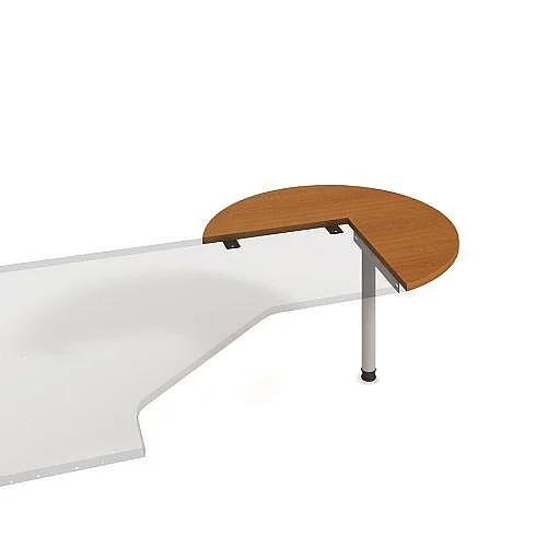Stůl jednací pravý pr100 cm GP21P, třešeň Must-Have