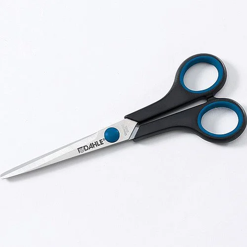 Bezpečná Platba Nůžky kancelářské Dahle comfort grip, 17,5 cm, černé