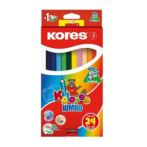 Akce Pastelky Jumbo Kolores, 24 ks