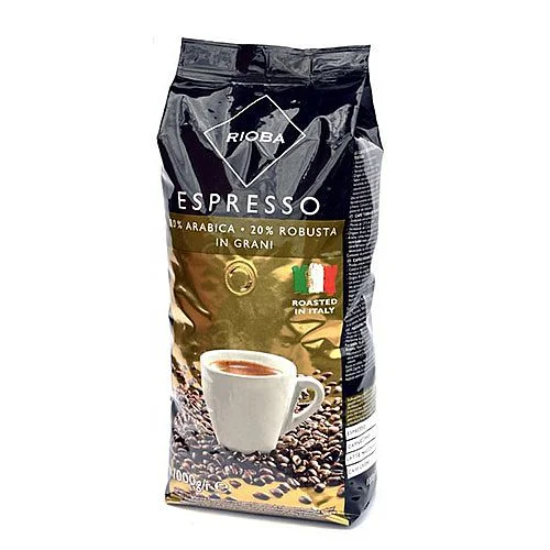 Akční Cena Káva zrnková Rioba, Gold 80% Arabica, 1 kg