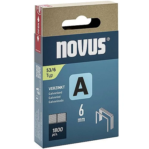 Zlevněný Drátky Novus typ A - 53 F, 6 mm, 1800 ks