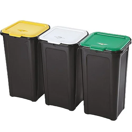 Odpadkový koš na tříděný odpad, 3 x 45 l Expresní Doručení