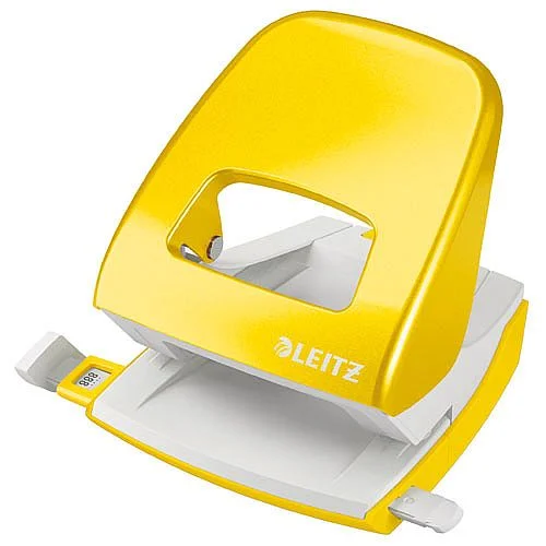 Rychlé Dodání Děrovačka Leitz WOW 5008, 30 ls, metal. žlutá