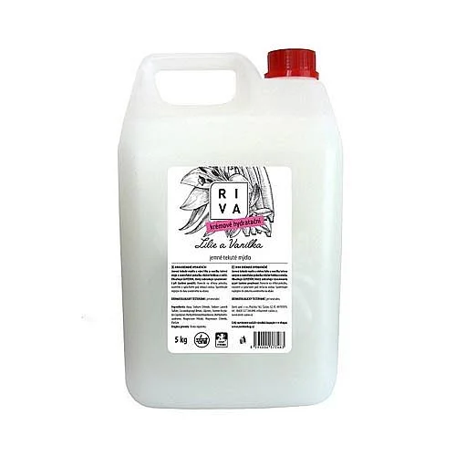 Speciální Cena Riva tekuté mýdlo krémové, hydratační,5 kg