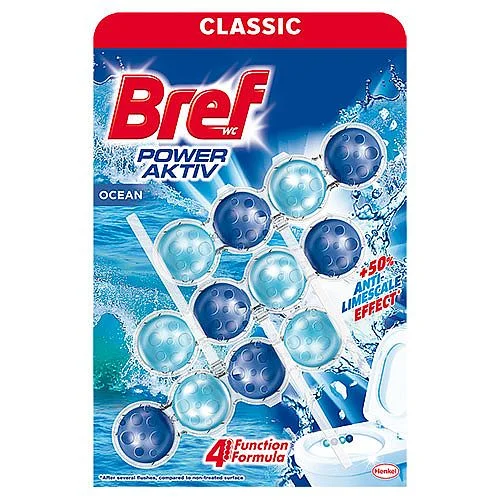 BREF Power Aktiv, Ocean Breeze, 3x 50 g Omezená Nabídka