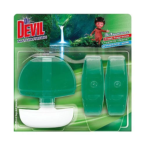 Dr. DEVIL tekuté WC bloky 3v1, Natur fresh Vrácení Zdarma