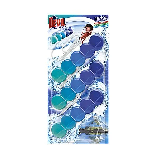 Akční Nabídka Dr. Devil BiCOLOR WC 5Ball 3 x 35 g, Polar aqua