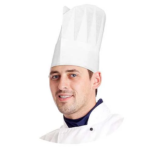Nejlepší Cena Kuchařská čepice papírová bílá, 23 cm, 10 ks