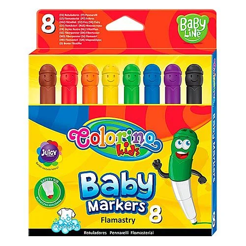 Fixy dětské Smile, 8 barev Aktuální