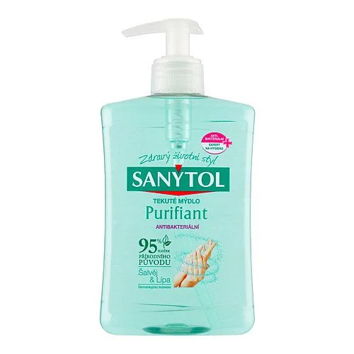 Značkový Tekuté mýdlo Sanytol antibakteriální, Purifiant, 500 ml