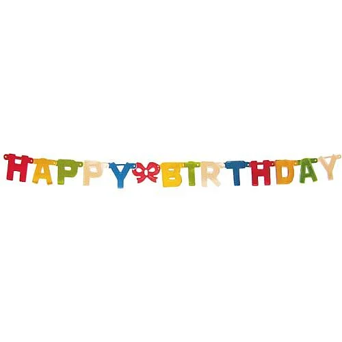 Girlanda, "HAPPY BIRTHDAY", průměr 11 cm, 1,5 m Přímo Od Výrobce