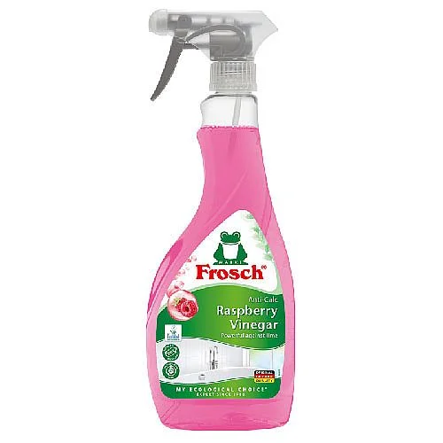 Frosch Čistič vodního kamene, malinový ocet, 500 ml, rozprašovač Výprodej