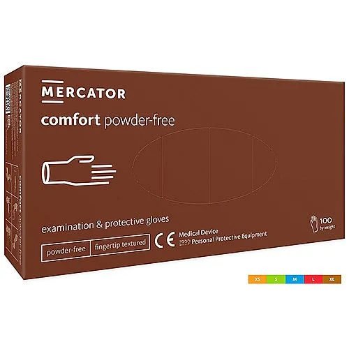 Latexové rukavice Comfort nepudr bílá, č. S, 100 ks Rychlé Dodání