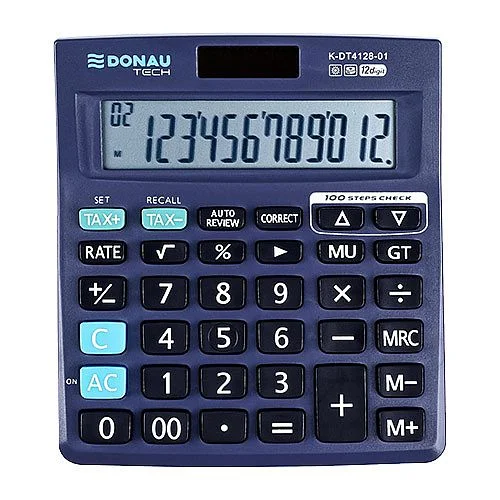 Kalkulátor DONAU TECH 4128, 12 míst, černá Kup Teď