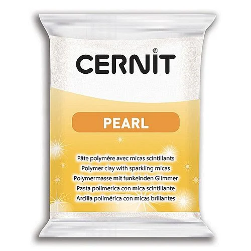 CERNIT pearl modelovací hmota, bílá, 56 g Nová Kolekce