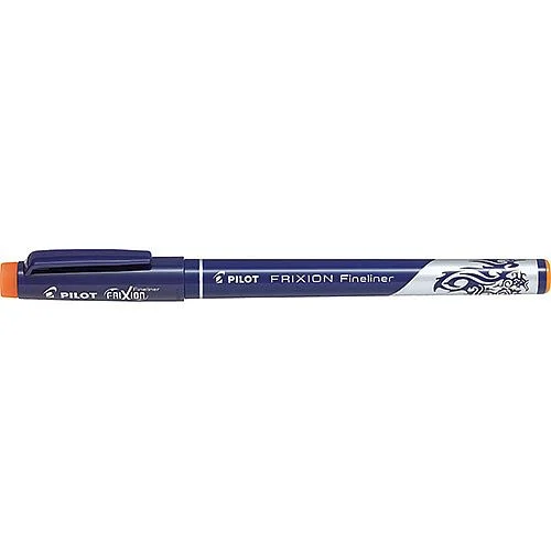 Víkendová Akce Liner Pilot FriXion Fineliner L, oranžová