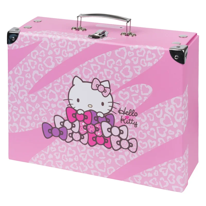 BAAGL Skládací školní kufřík Hello Kitty Sweet Leopard Zlevněný