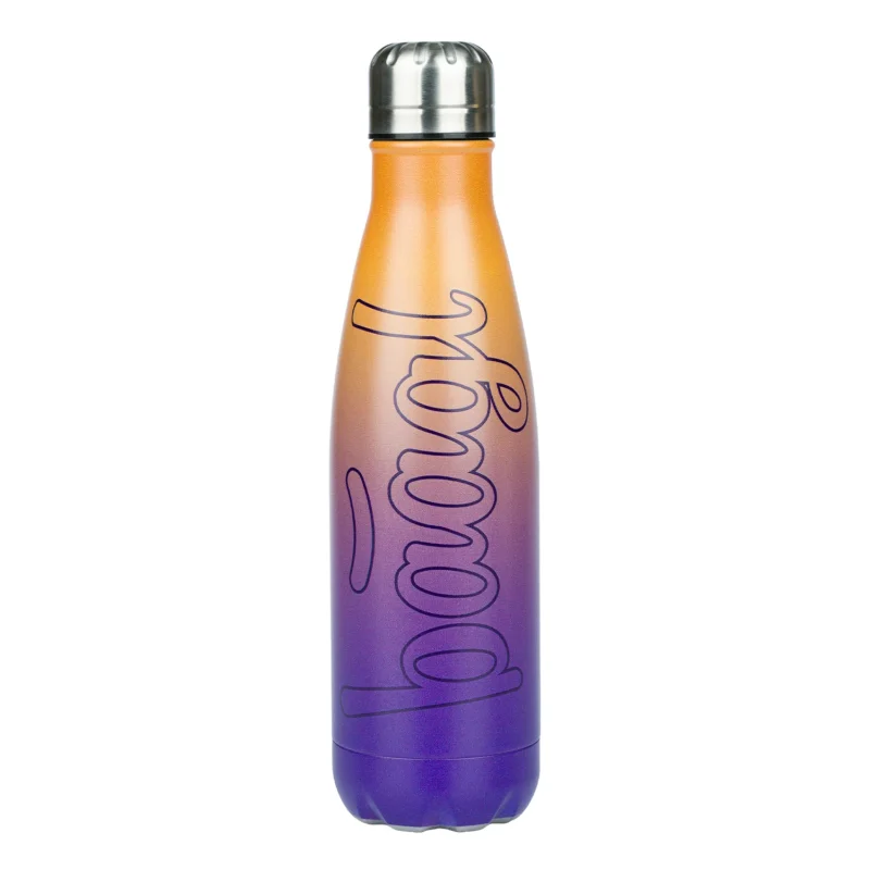 Značkový BAAGL Termoláhev s kovovým víčkem Gradient žluto-fialová, 500 ml