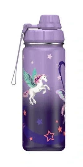 Hit Sezóny Izolovaná láhev na pití z nerezové oceli Step by Step 0,5 l, Dreamy Pegasus