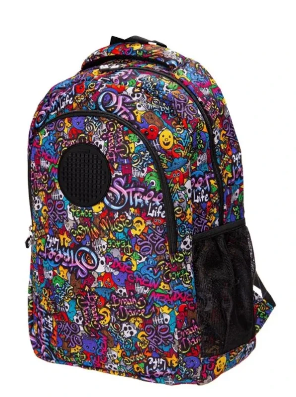 Top Prodej PIXIE CREW Kreativní studentský batoh - Graffiti