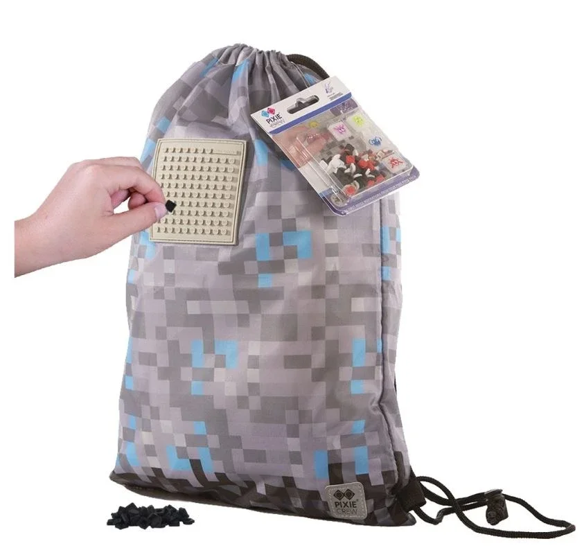 PIXIE CREW vak na záda Minecraft - šedý Top Prodej