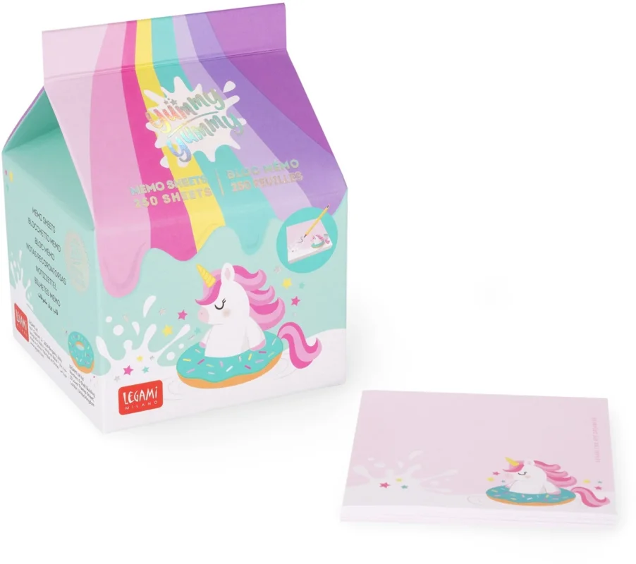 Poznámkový blok Legami 7 × 7 × 10 cm, 250 lístků - Unicorn Poslední Šance