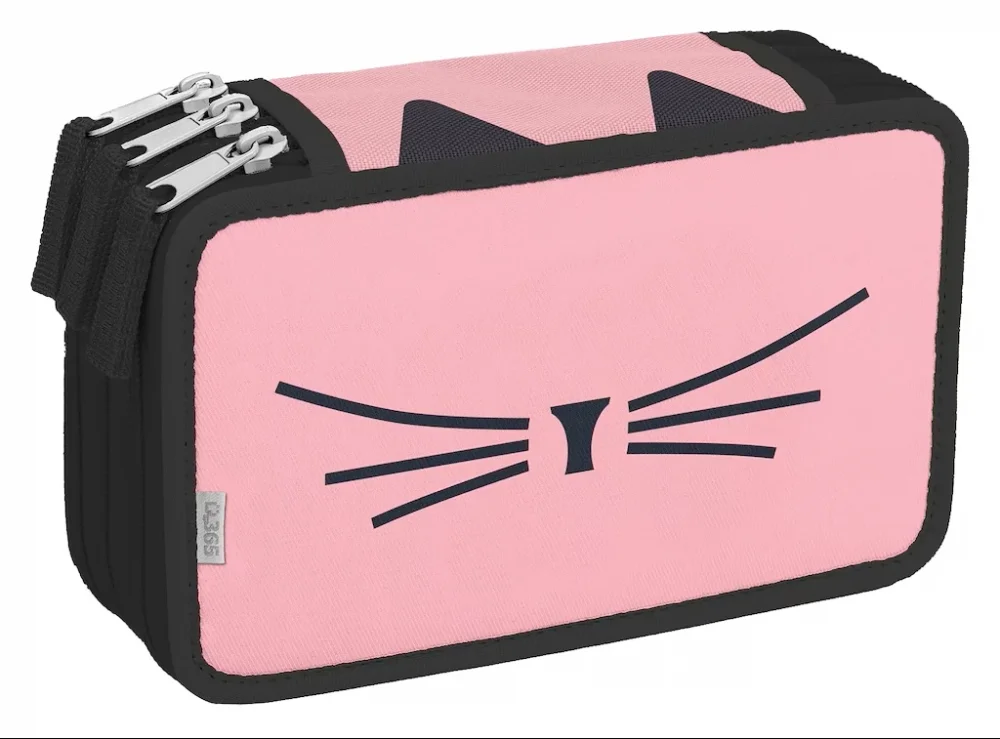 Školní penál třípatrový Cat lady Koupit Online